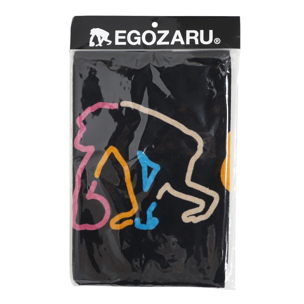 エゴザル（EGOZARU）（メンズ、レディース、キッズ）マルチスクリプトスポーツ フェイスタオル EZSS25UTW005C001