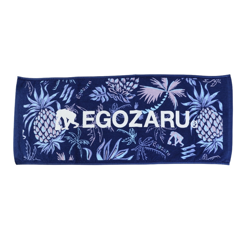エゴザル（EGOZARU）（メンズ、レディース、キッズ）パイナップルアロハ スポーツフェイスタオル EZSS25UTW007C132
