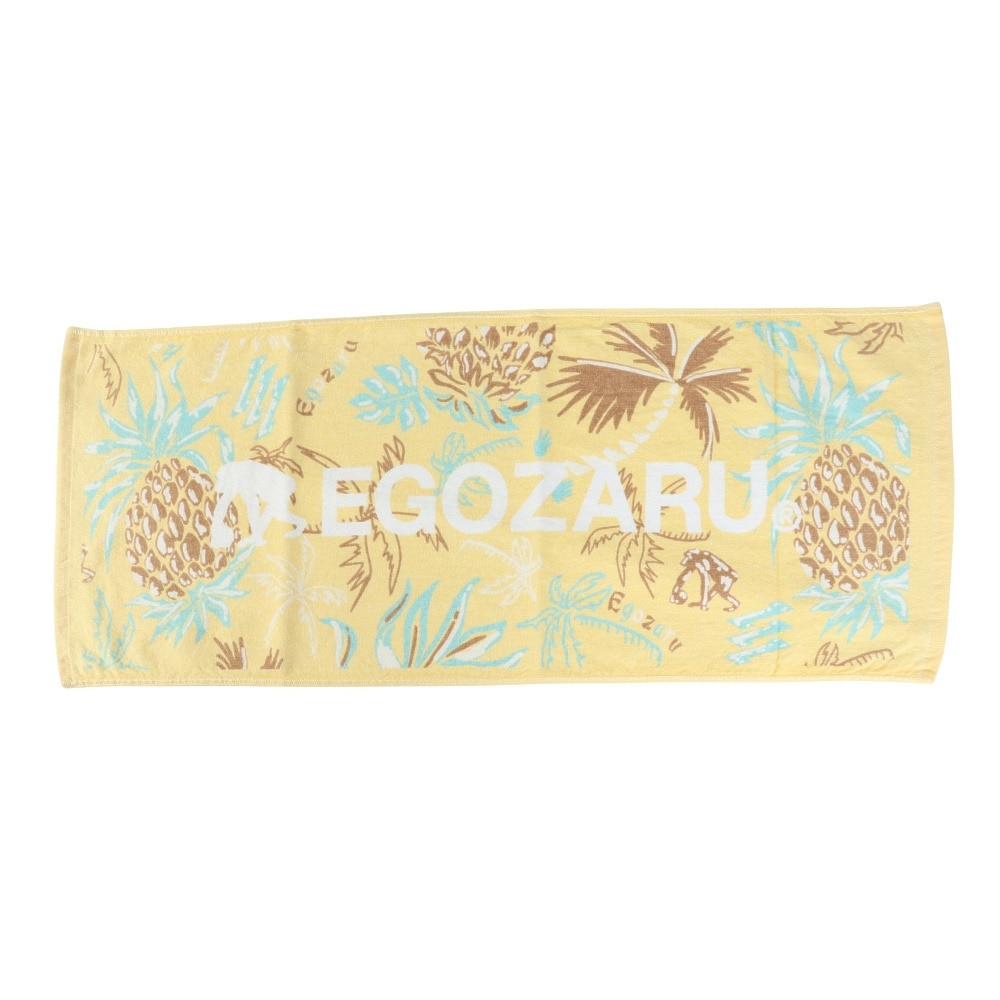 エゴザル（EGOZARU）（メンズ、レディース、キッズ）パイナップルアロハ スポーツフェイスタオル EZSS25UTW007C133