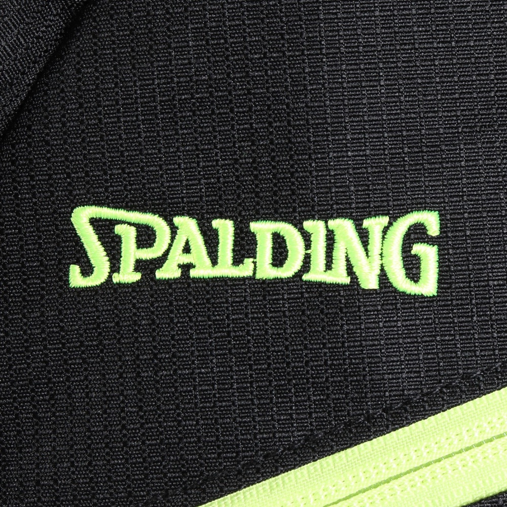 スポルディング（SPALDING）（メンズ、レディース）ハーフデイ ブリーズ ブラック×ライムグリーン リュック 42-014LG