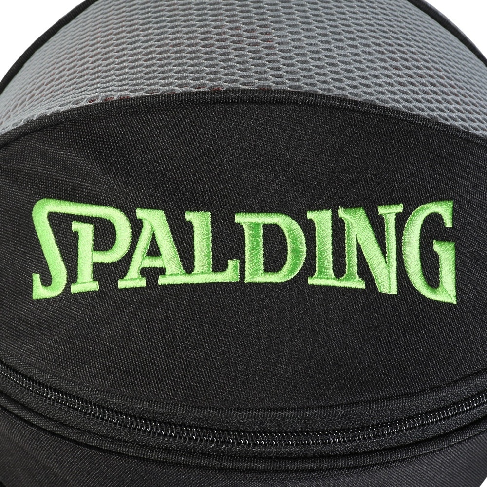 スポルディング（SPALDING）（メンズ、レディース）ボールバッグ ブリーズ グレー×グリーン 49-007GG