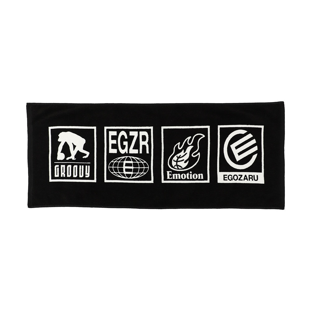 エゴザル（EGOZARU）（メンズ、レディース）エレメントアイコン スポーツフェイスタオル EZFW25UTW005C001
