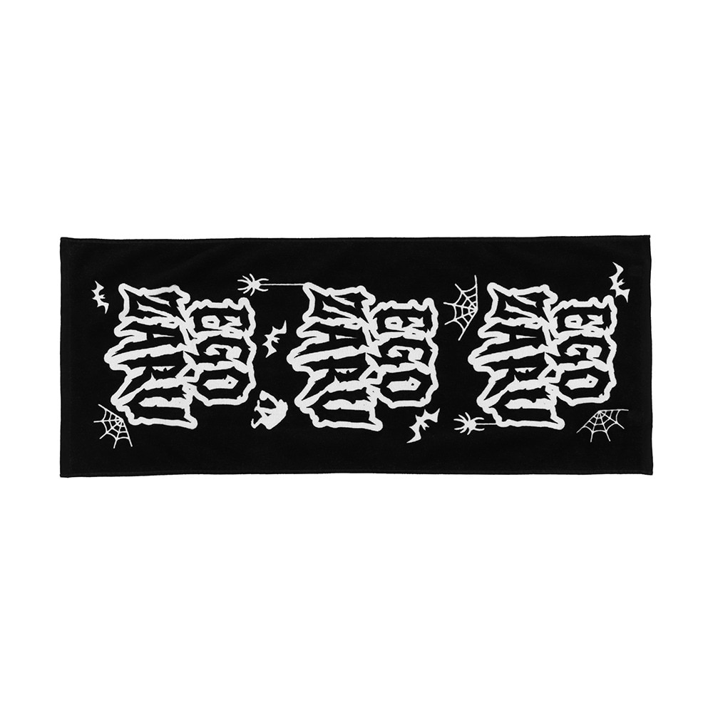 エゴザル（EGOZARU）（メンズ、レディース、キッズ）ホラーロゴ スポーツフェイスタオル EZFW25UTW011C001