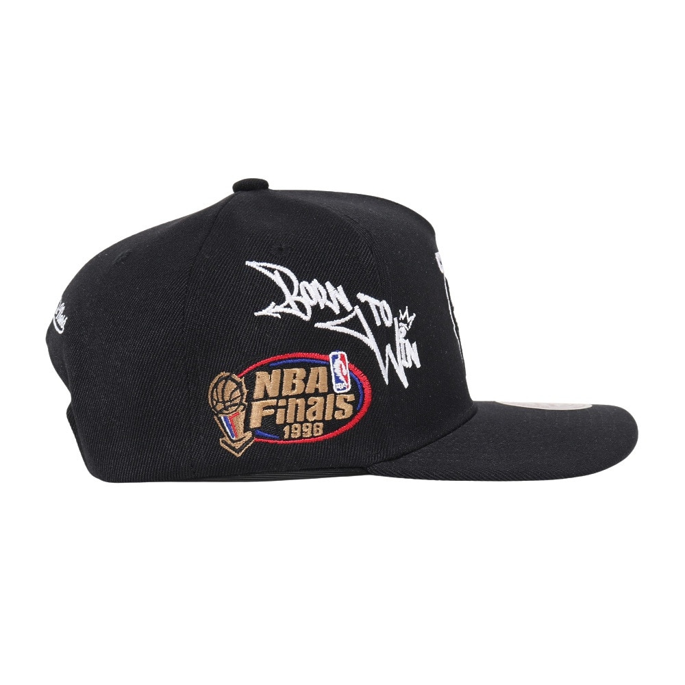 ミッチェルアンドネス（Mitchell&Ness）（メンズ、レディース）スナップバック シカゴ・ブルズ キャップ HP10055-CBUBLCK