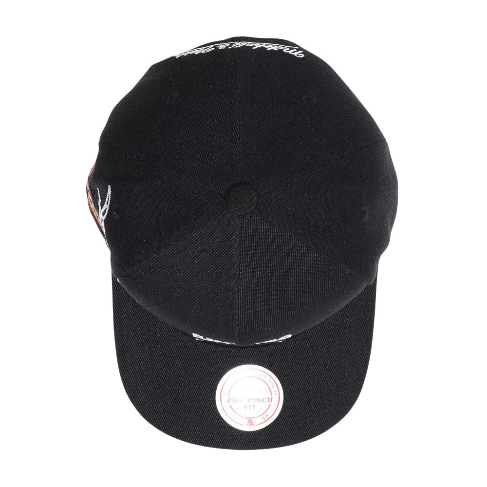 ミッチェルアンドネス（Mitchell&Ness）（メンズ、レディース）スナップバック シカゴ・ブルズ キャップ HP10055-CBUBLCK