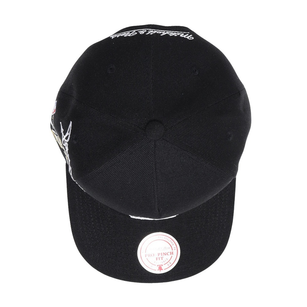 ミッチェルアンドネス（Mitchell&Ness）（メンズ、レディース）SNAPBACK キャップ HP10055-GSWBLCK