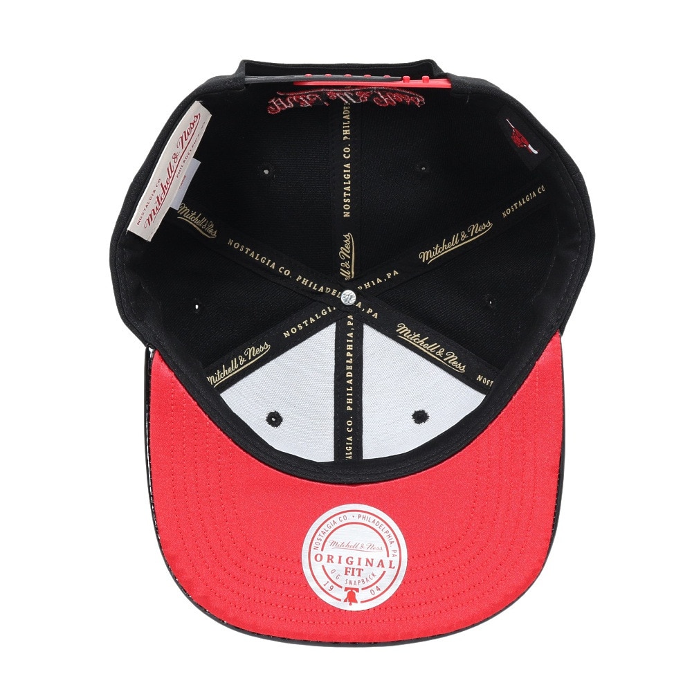 ミッチェルアンドネス（Mitchell&Ness）（メンズ、レディース）スナップバック シカゴ・ブルズ キャップ HS8033