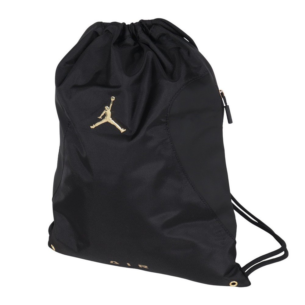 Jordan バスケットボールシューズ ブラック & ジョーダンジムサック巾着 ジョーダン（JORDAN）（メンズ、レディース、キッズ）バッグJAM