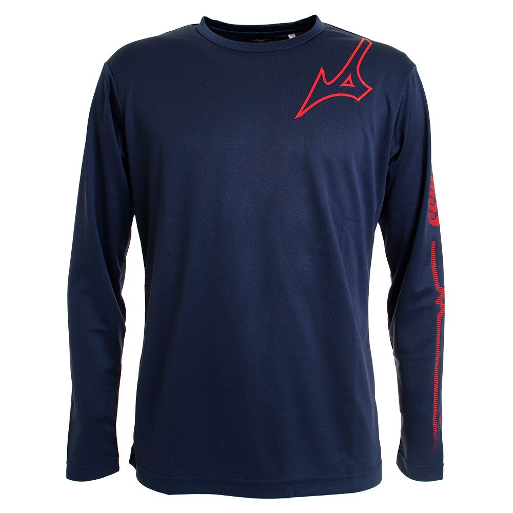  長袖プラクティスシャツ Ｔシャツ V2MA959014 【バレーボールウェア スポーツウェア メンズ】