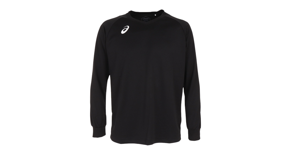 ネコポス（メール便）発送可　アシックス　ＶＢ　ドライプリントＬ／Ｓ　Ｔシャツ　2051A345-001　バレーウェア　パフォーマンスブラック