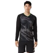 アシックス(ASICS)(メンズ)バレーボールウェア ドライイーグルライン長袖シャツ 2051A314.001