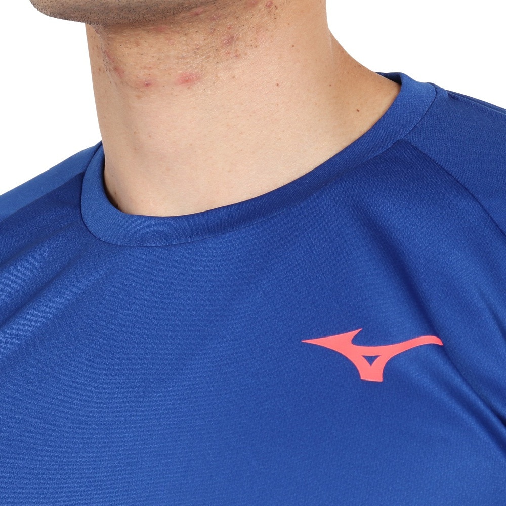 ミズノ（MIZUNO）（メンズ、レディース）バレーボールウェア Basicプラクティスシャツ 長袖 V2MA253325