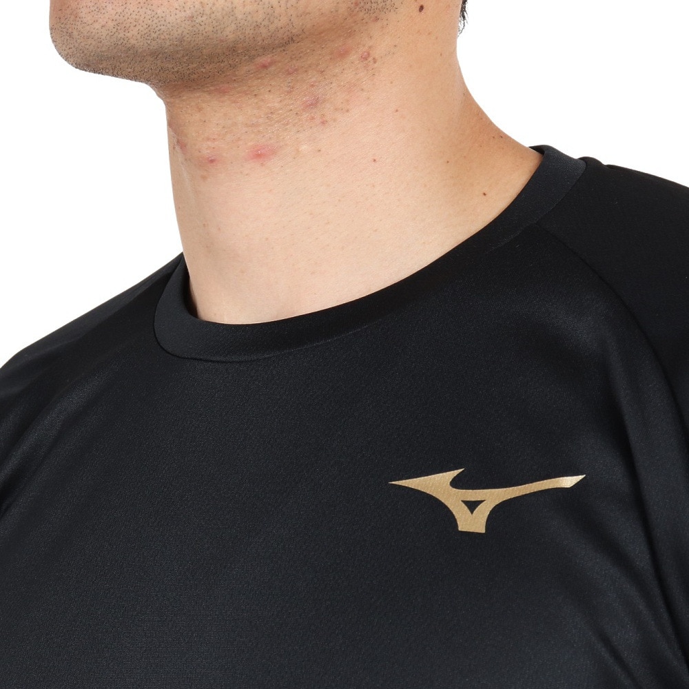 ミズノ（MIZUNO）（メンズ）バレーボールウェア Basicプラクティスシャツ 長袖 V2MA253395