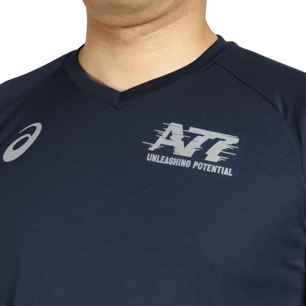 アシックス（ASICS）（メンズ）バレーボールウェア A77 長袖Tシャツ 2031E131.400