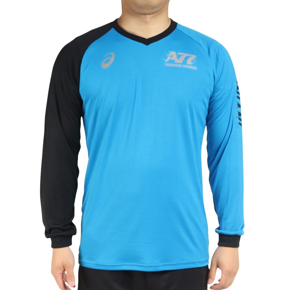 アシックス（ASICS）（メンズ）バレーボールウェア A77 長袖Tシャツ 2031E131.401