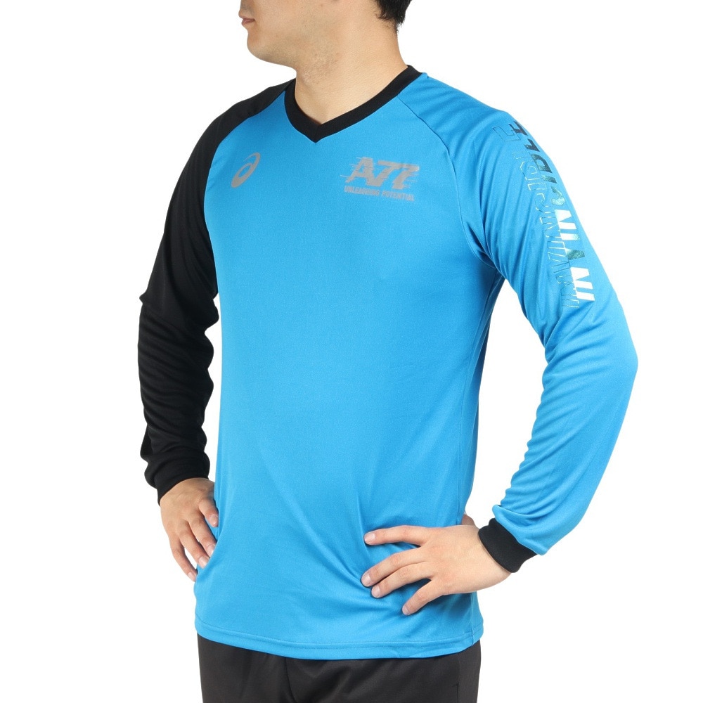 アシックス（ASICS）（メンズ）バレーボールウェア A77 長袖Tシャツ