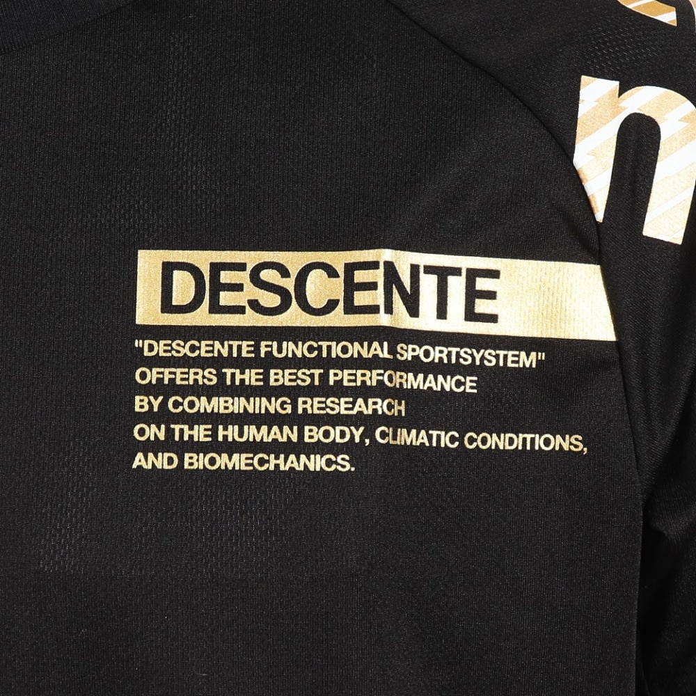 デサント（DESCENTE）（メンズ）バレーボールウェア 半袖バレーボールシャツ DVUVJA50 BK 速乾
