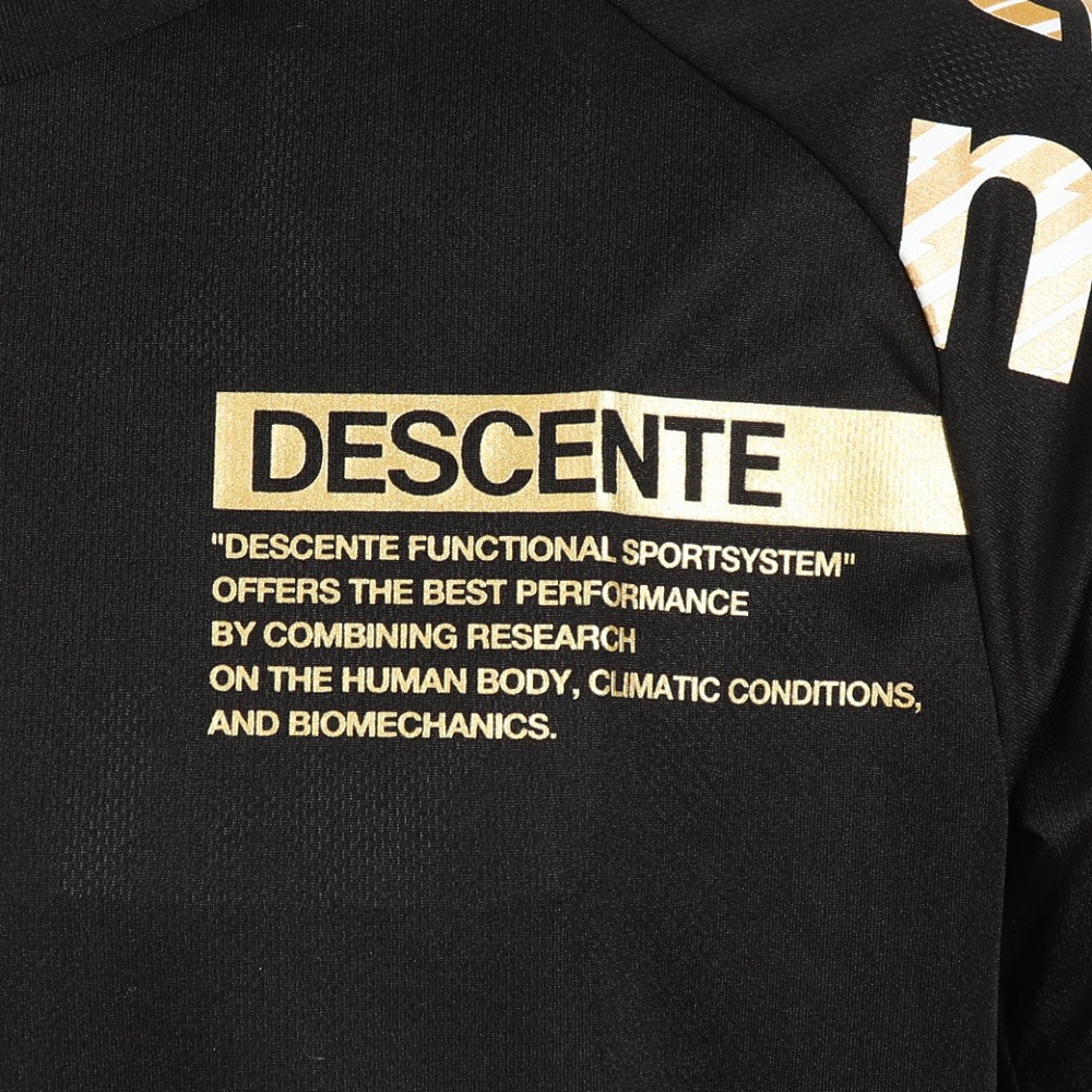 デサント（DESCENTE）（メンズ）バレーボールウェア 半袖バレーボールシャツ DVUVJA50 BK