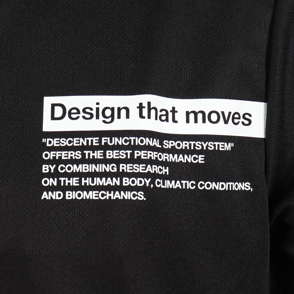 デサント（DESCENTE）（メンズ、レディース）バレーボールウェア 半袖バレーボールシャツ DVUVJA51 BK