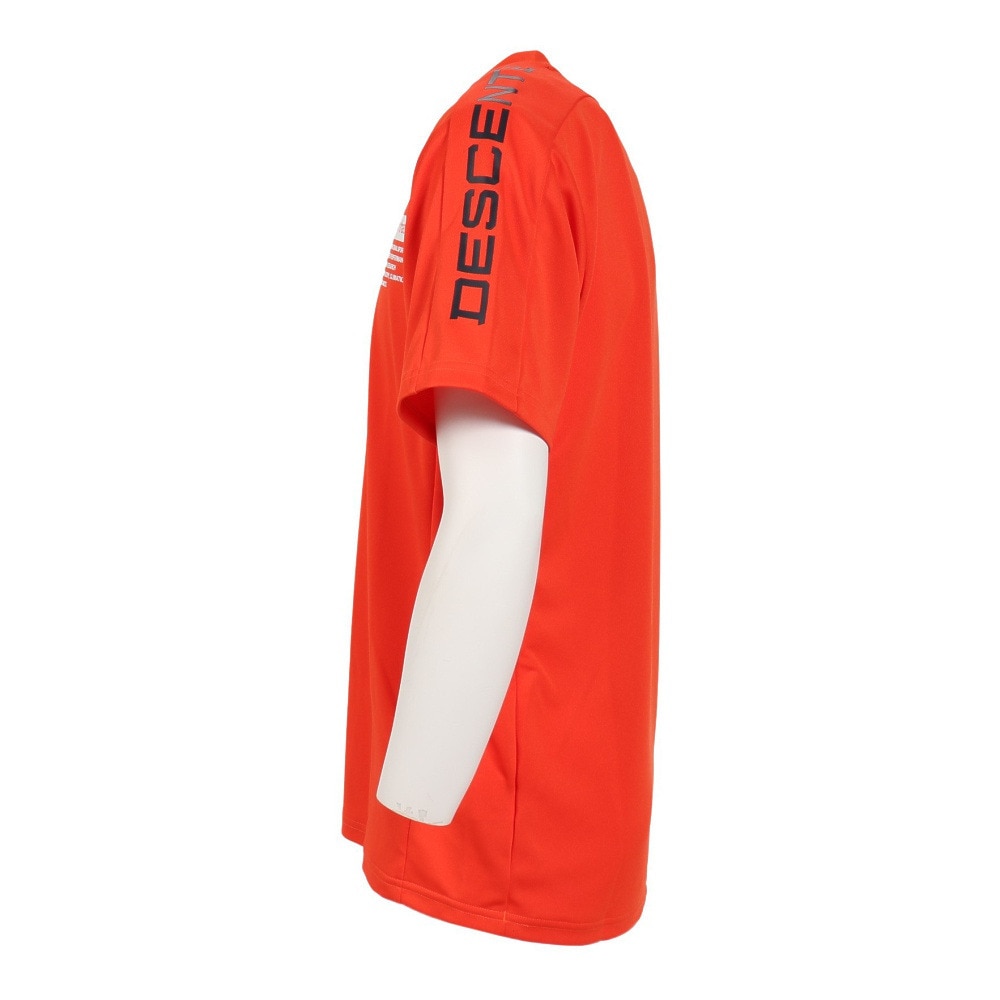 デサント（DESCENTE）（メンズ、レディース）バレーボールウェア 半袖バレーボールシャツ DVUVJA51 OR 速乾