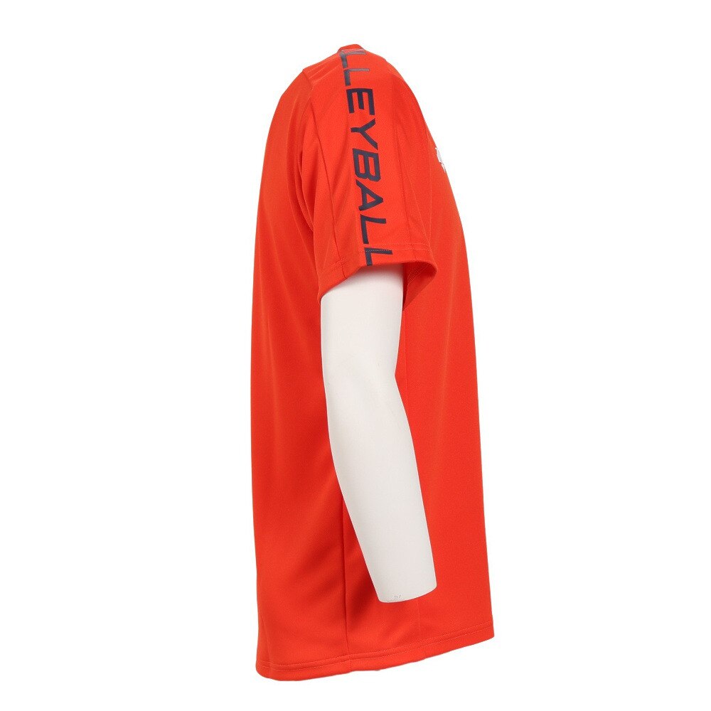 デサント（DESCENTE）（メンズ、レディース）バレーボールウェア 半袖バレーボールシャツ DVUVJA51 OR 速乾