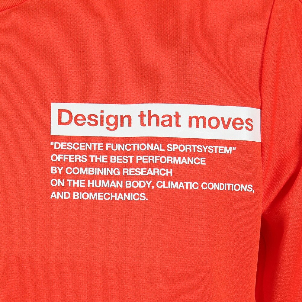 デサント（DESCENTE）（メンズ、レディース）バレーボールウェア 半袖バレーボールシャツ DVUVJA51 OR 速乾