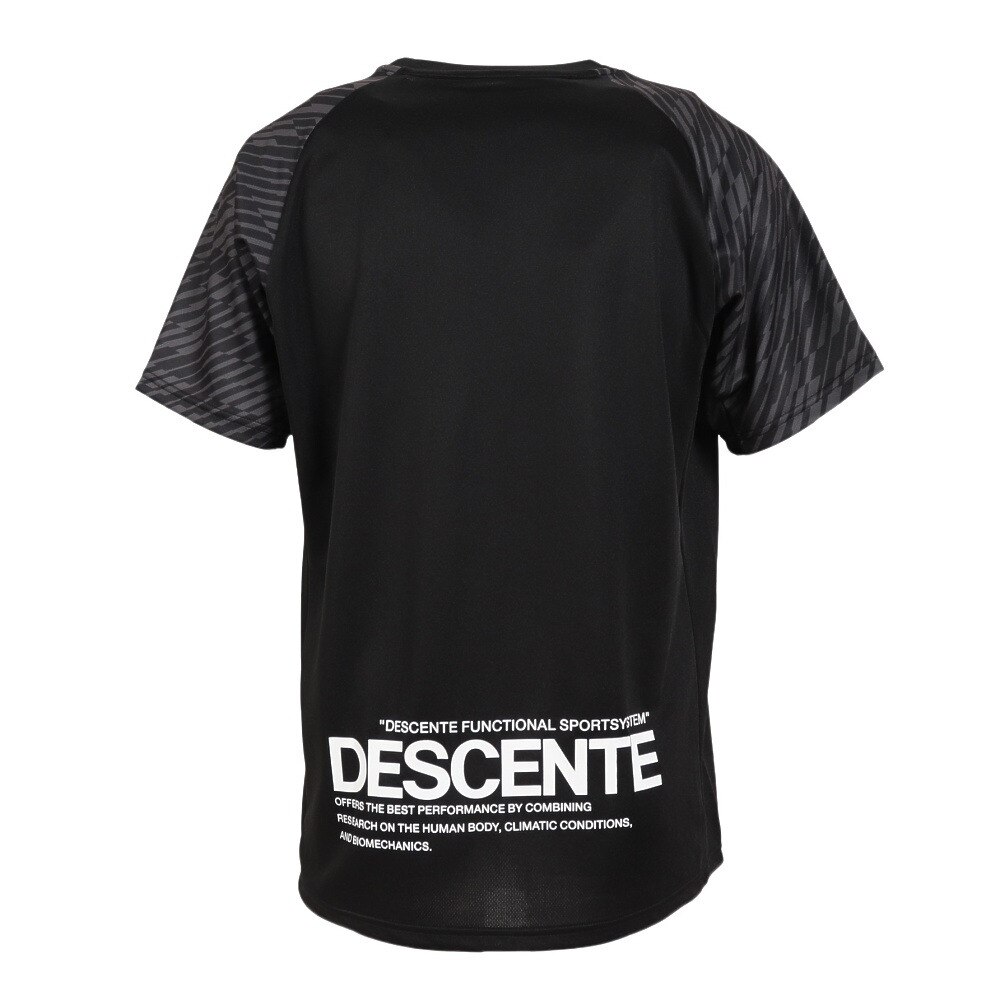 デサント（DESCENTE）（メンズ）バレーボールウェア 半袖バレーボールシャツ DVUVJA52 BK