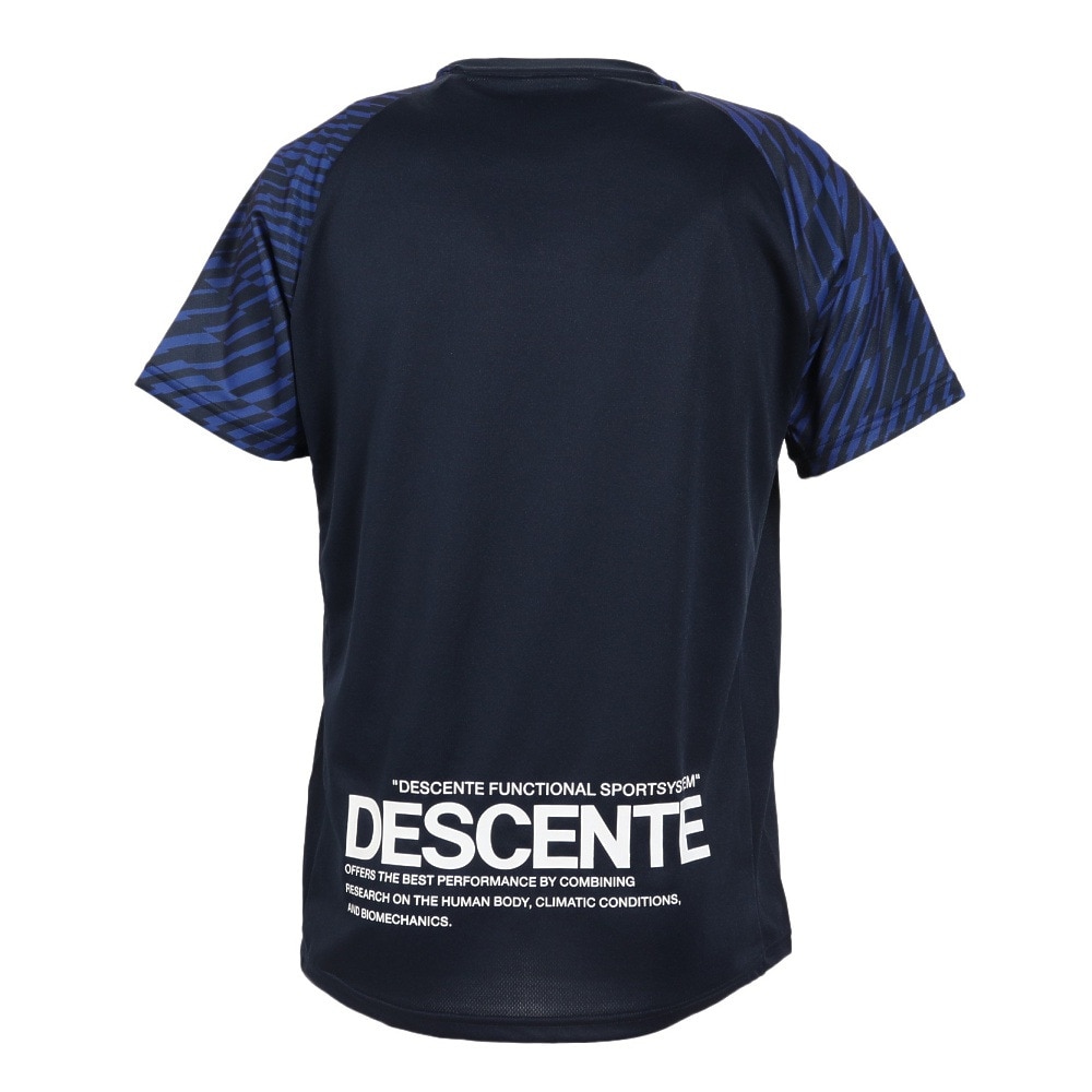 デサント（DESCENTE）（メンズ）バレーボールウェア 半袖バレーボールシャツ DVUVJA52 NV