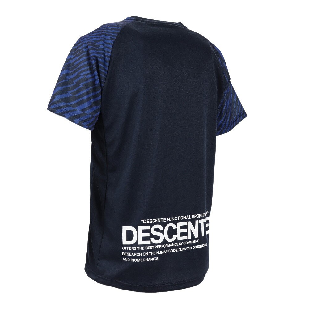 デサント（DESCENTE）（メンズ）バレーボールウェア 半袖バレーボールシャツ DVUVJA52 NV