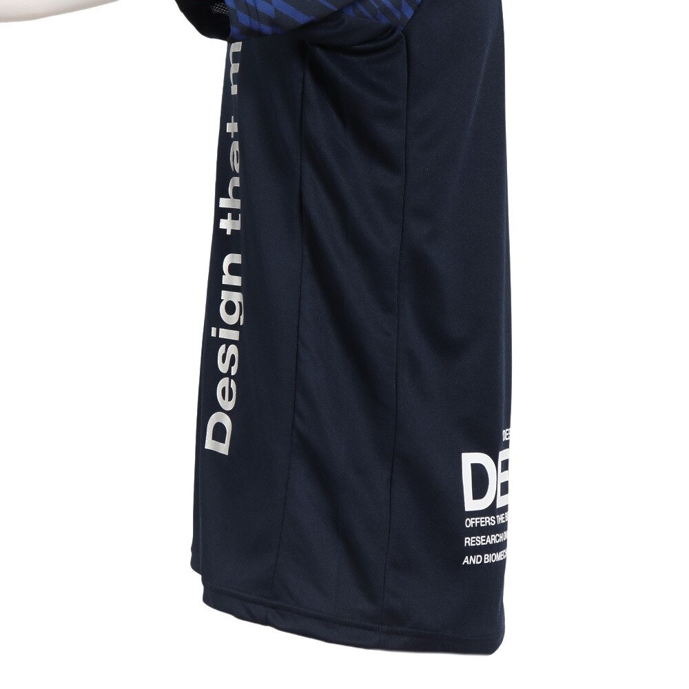 デサント（DESCENTE）（メンズ）バレーボールウェア 半袖バレーボールシャツ DVUVJA52 NV