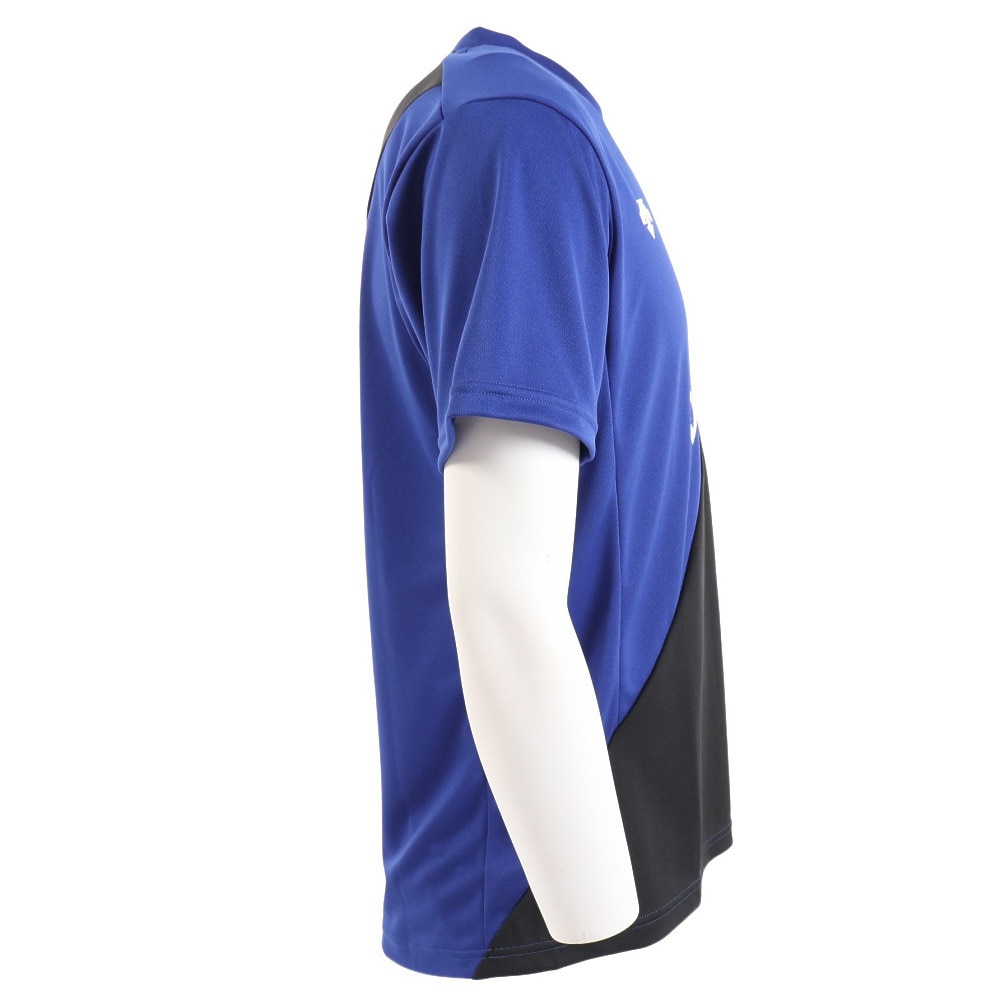 デサント（DESCENTE）（メンズ）バレーボールウェア 半袖バレーボールシャツ DVUVJA53 BL 冷感 速乾