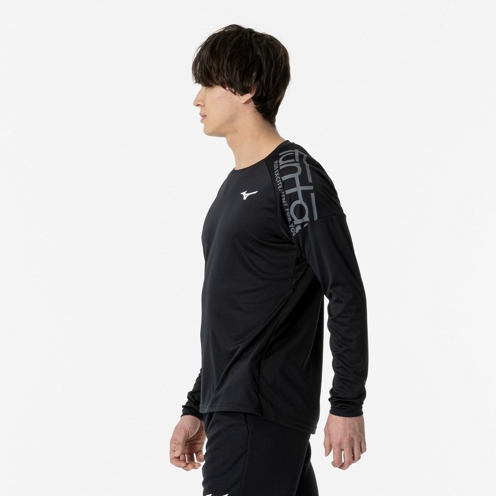ミズノ（MIZUNO）（メンズ、レディース）バレーボールウェア 長袖 FUNTASTプラクティスシャツ V2MAA52109 速乾