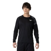 ミズノ（MIZUNO）（メンズ、レディース）バレーボールウェア 長袖 FUNTASTプラクティスシャツ V2MAA52109