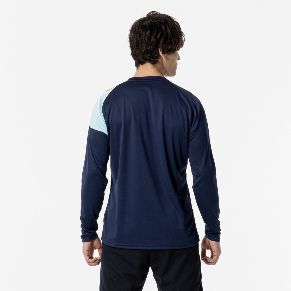 ミズノ（MIZUNO）（メンズ、レディース）バレーボールウェア 長袖 FUNTASTプラクティスシャツ V2MAA52114 速乾