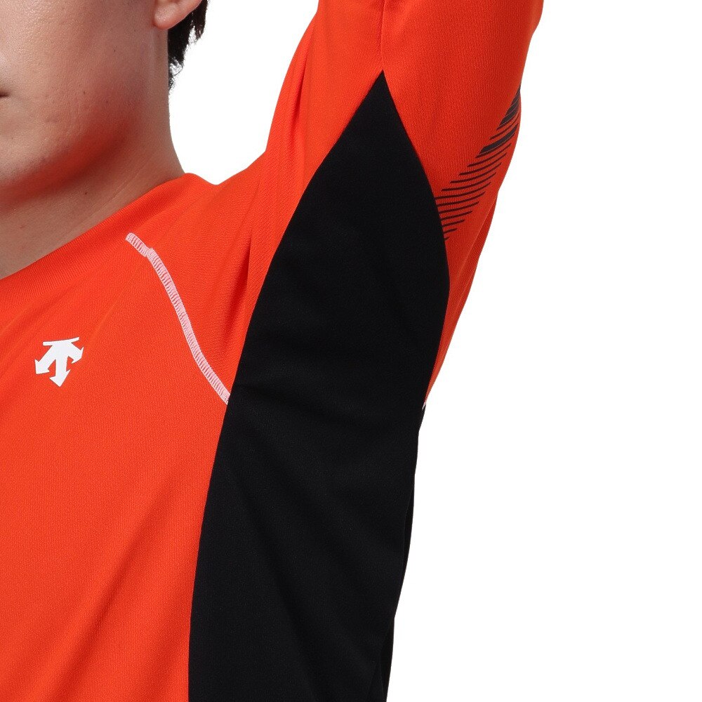 デサント（DESCENTE）（メンズ）バレーボールウェア 長袖バレーボールシャツ DVUWJB50 OR