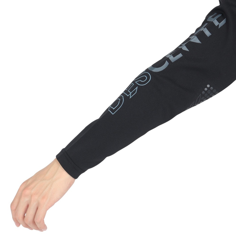 デサント（DESCENTE）（メンズ、レディース）バレーボールウェア 長袖バレーボールシャツ DV4FLT01U BK00