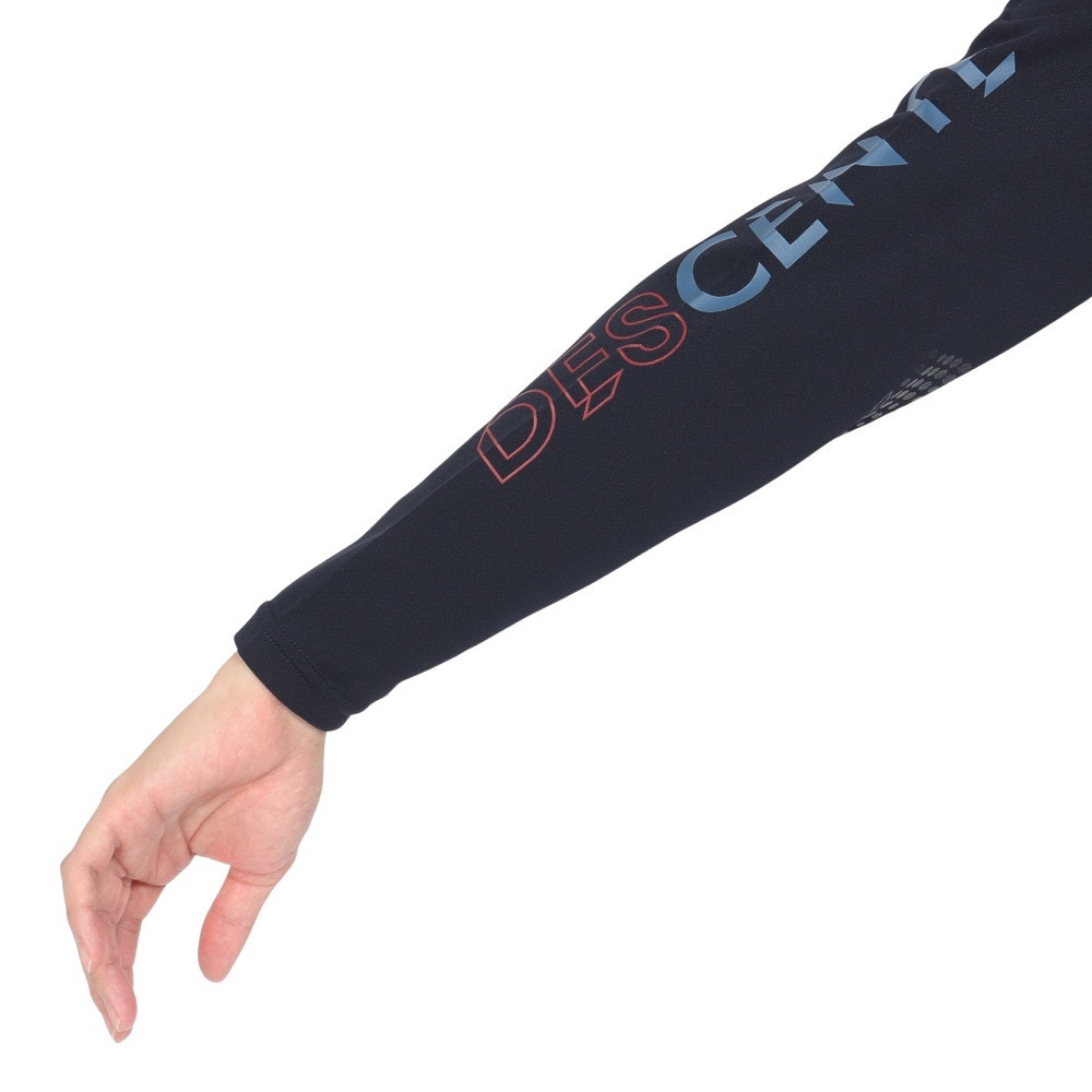 デサント（DESCENTE）（メンズ、レディース）バレーボールウェア 長袖バレーボールシャツ DV4FLT01U NV00