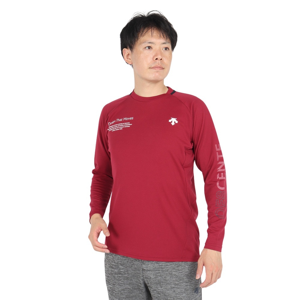 デサント（DESCENTE）（メンズ、レディース）バレーボールウェア 長袖バレーボールシャツ DV4FLT01U WR00