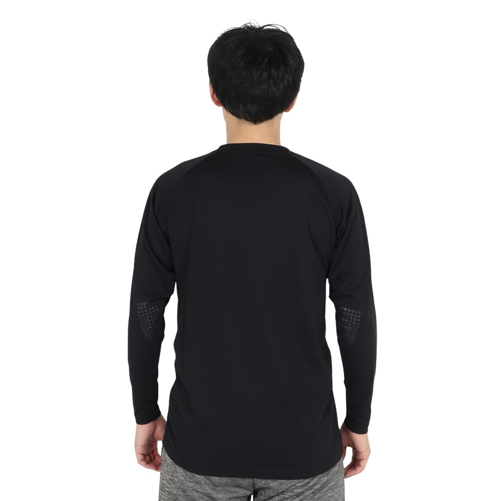 デサント（DESCENTE）（メンズ、レディース）バレーボールウェア 長袖バレーボールシャツ DV4FLT02U BK00