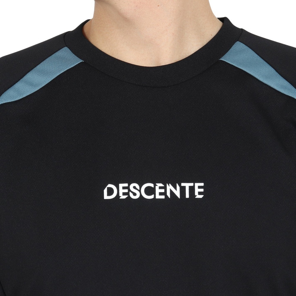 デサント（DESCENTE）（メンズ、レディース）バレーボールウェア 長袖バレーボールシャツ DV4FLT02U BK00