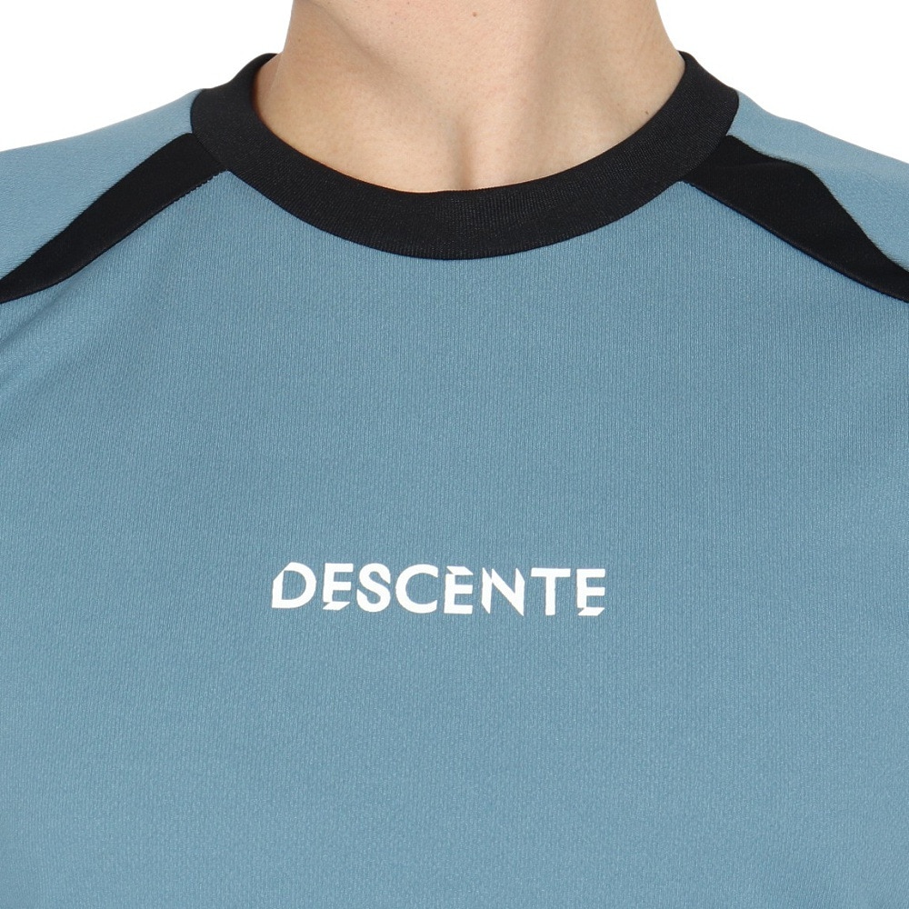 デサント（DESCENTE）（メンズ、レディース）バレーボールウェア 長袖バレーボールシャツ DV4FLT02U BLBK