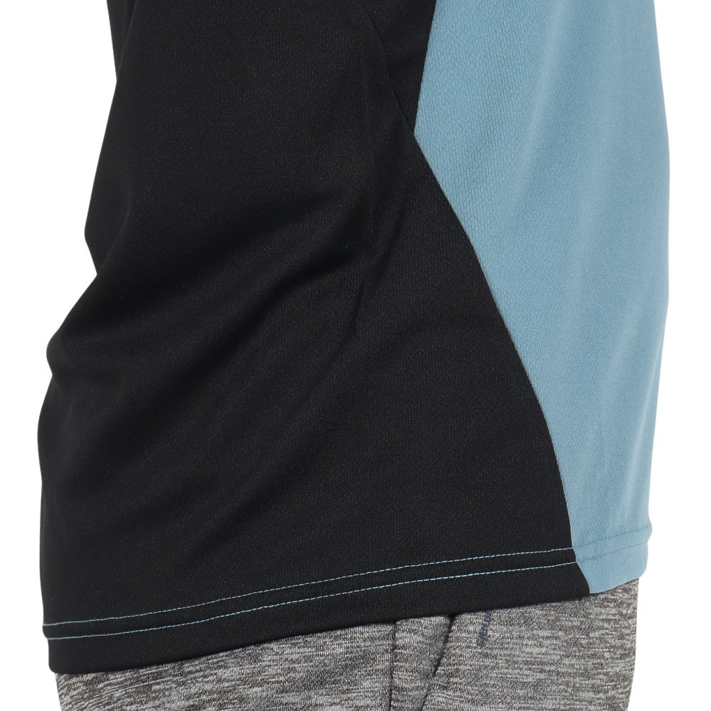 デサント（DESCENTE）（メンズ、レディース）バレーボールウェア 長袖バレーボールシャツ DV4FLT02U BLBK