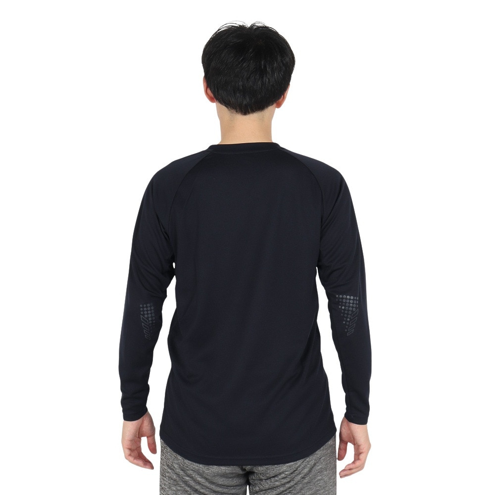 デサント（DESCENTE）（メンズ、レディース）バレーボールウェア 長袖バレーボールシャツ DV4FLT02U NV00