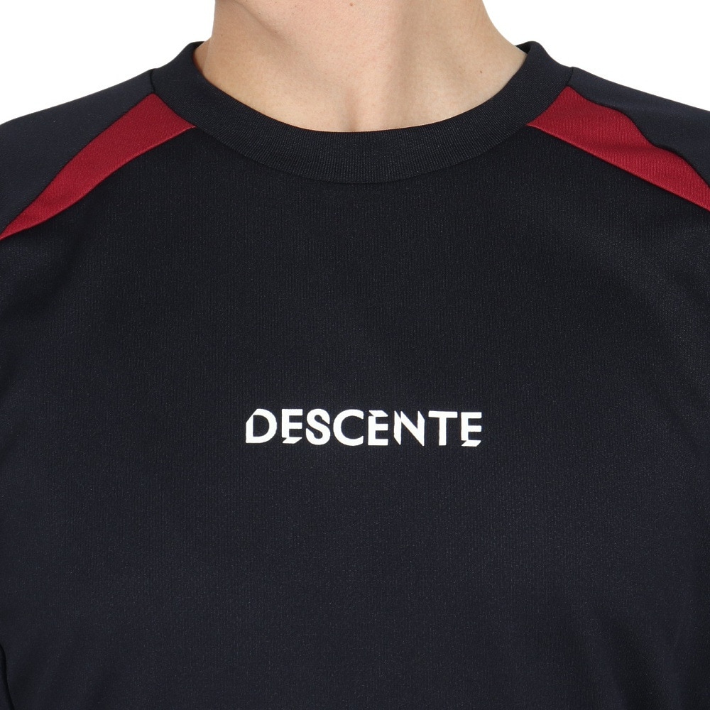 デサント（DESCENTE）（メンズ、レディース）バレーボールウェア 長袖バレーボールシャツ DV4FLT02U NV00