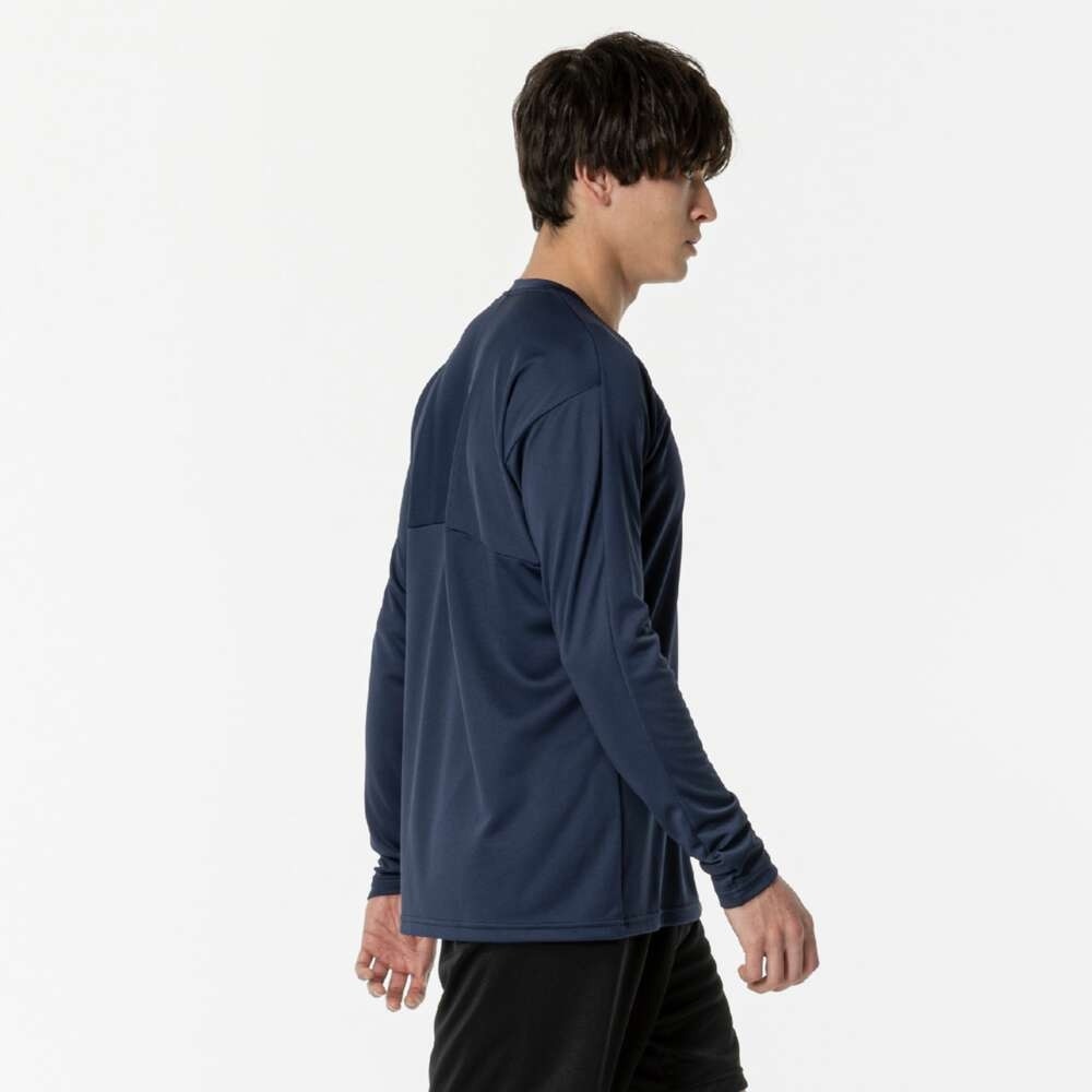 ミズノ（MIZUNO）（メンズ、レディース）バレーボールウェア 長袖 N-XTプラクティスシャツ V2MAB51114