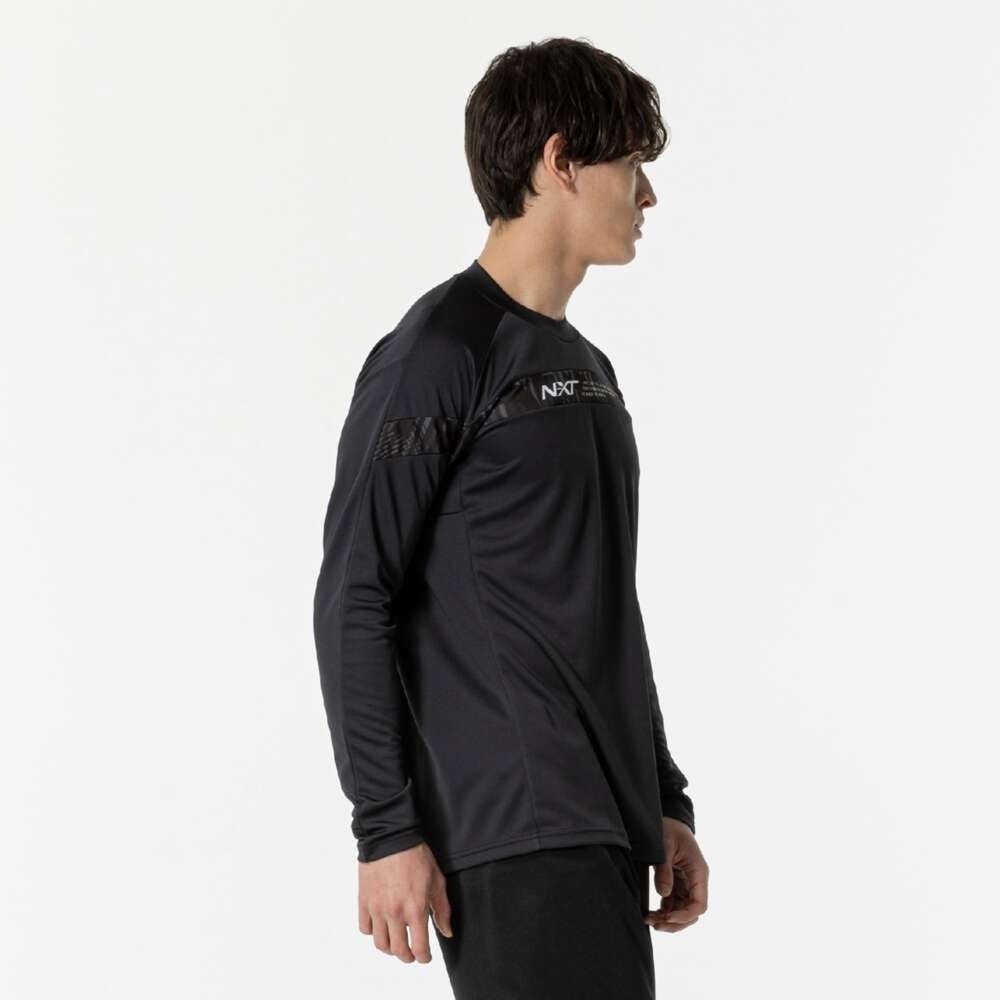 ミズノ（MIZUNO）（メンズ、レディース）バレーボールウェア 長袖 N-XTプラクティスシャツ V2MAB51290