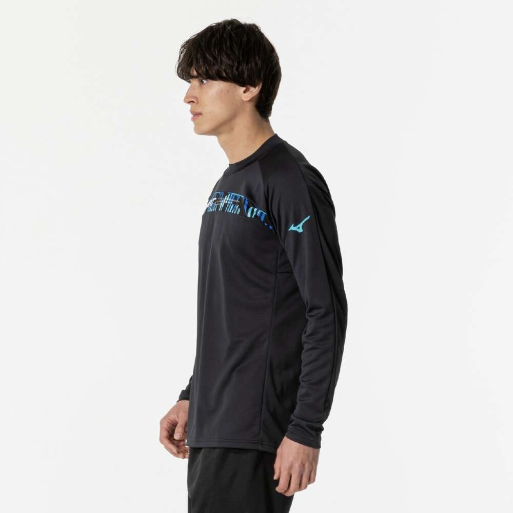 ミズノ（MIZUNO）（メンズ、レディース）バレーボールウェア 長袖 N-XTプラクティスシャツ V2MAB51292