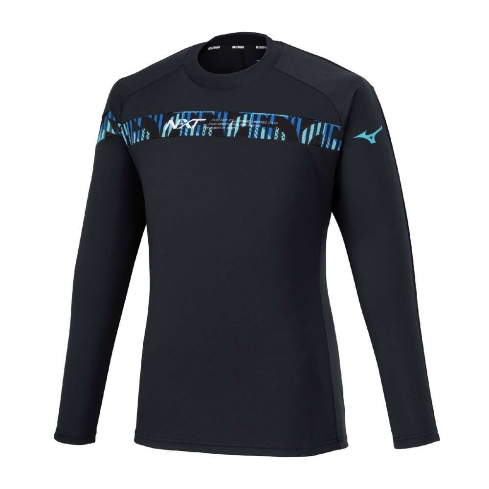 ミズノ（MIZUNO）（メンズ、レディース）バレーボールウェア 長袖 N-XTプラクティスシャツ V2MAB51292