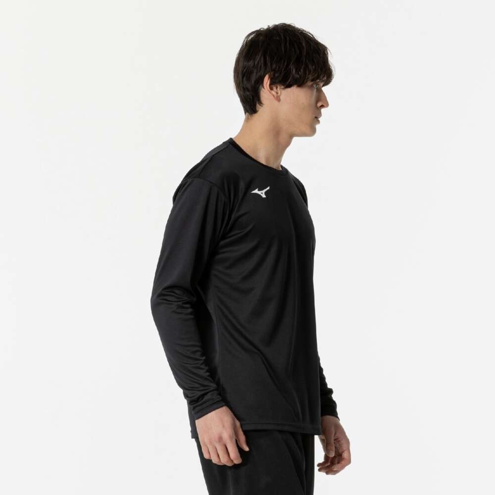 ミズノ（MIZUNO）（メンズ、レディース）バレーボールウェア 長袖 Basicプラクティスシャツ V2MAB53209