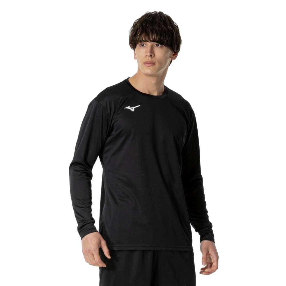 ミズノ（MIZUNO）（メンズ、レディース）バレーボールウェア 長袖 Basicプラクティスシャツ V2MAB53209